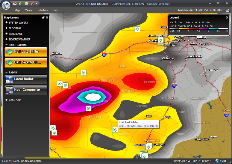 screenshot of Weather Defender